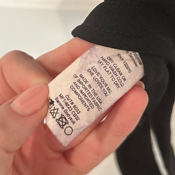 Show Me Your Mumu - Black Barone Bodysuit - XS - Picture 4 of 4